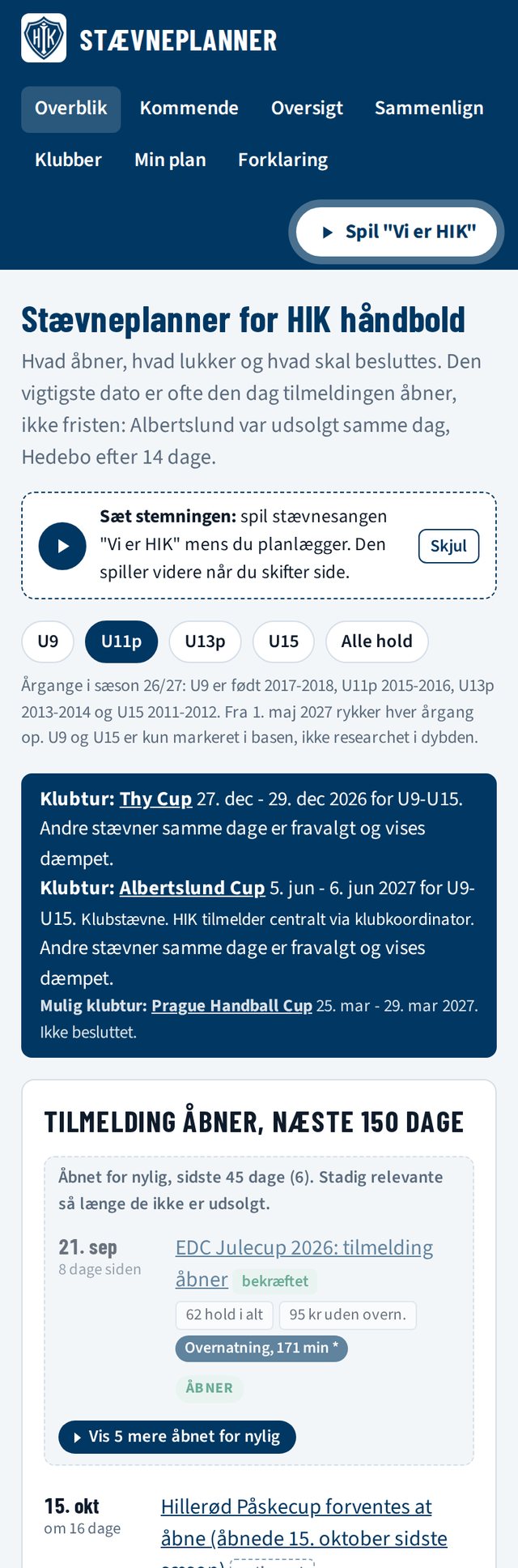 Skærmbillede: Overblikket